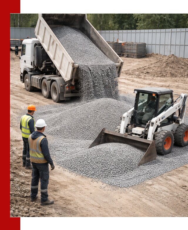 Доставка и продажа гранитного щебня фракции 0-5 в Киржаче