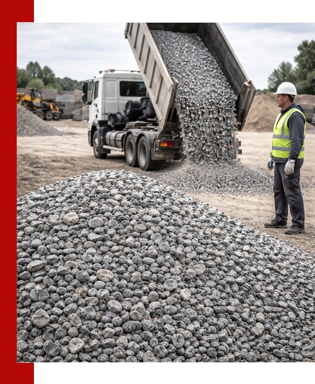 Доставка и продажа гранитного щебня фракции 5-20 в Киржаче