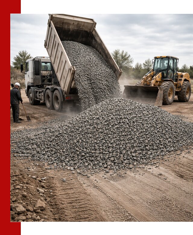 Гранитный щебень фракция 10-20 с доставкой в Киржаче