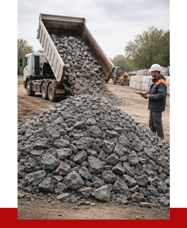 Гранитный щебень фракция 100-200 в Киржаче от 4330 р. ПРОНЕРУДКрж