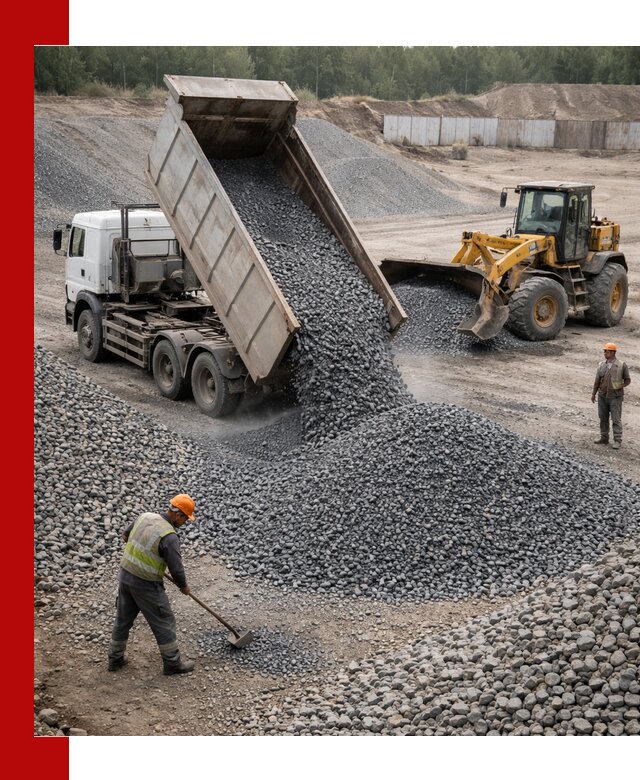 Щебень габбро-диабаз фр. 5-20 с доставкой в Киржаче