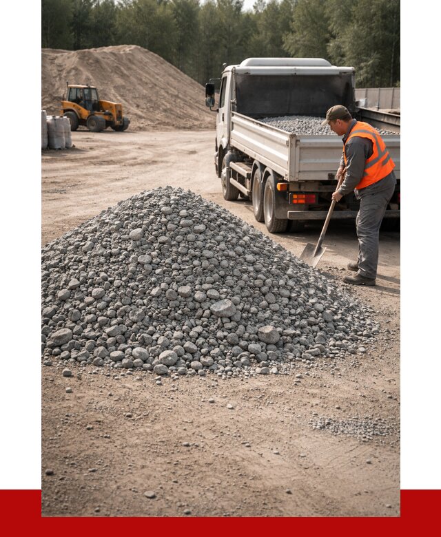 Гравийный щебень фракция 5-10 в Киржаче от 2268 р. | ПРОНЕРУДКрж