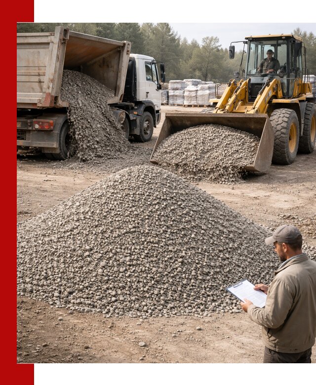 Гравийный щебень фракция 5–10 с доставкой в Киржаче