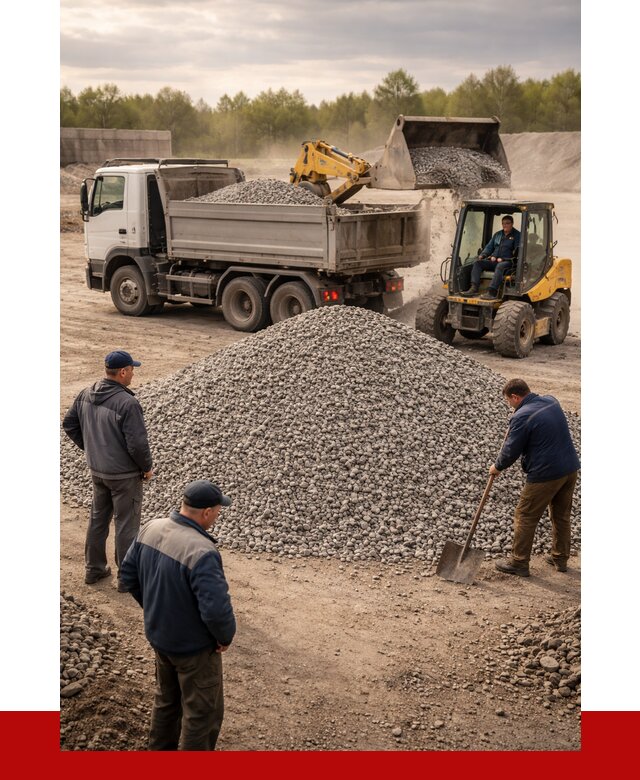 Гравийный щебень фракция 5-20 в Киржаче от 2474 р. ПРОНЕРУДКрж