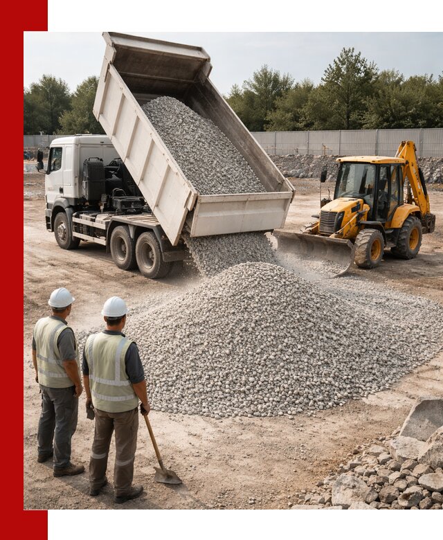 Купить известняковый щебень фракции 5–10 мм с доставкой в Киржаче