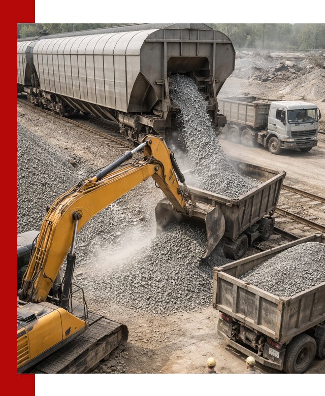 Доставка железнодорожного щебня в Киржаче крупными партиями быстрого отгруза