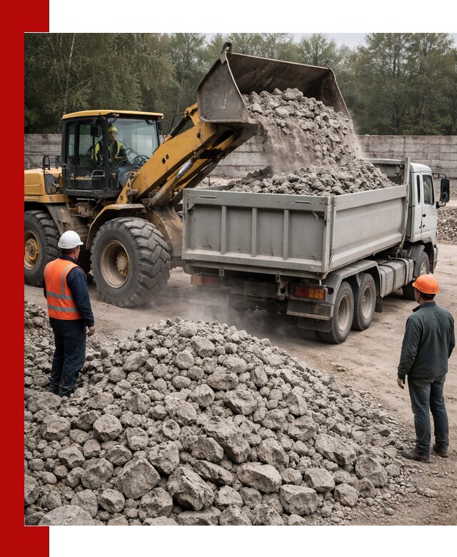 Вторичный щебень фракция 70–150 в Киржаче с доставкой