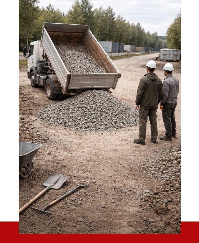 Бетонный щебень фракция 5-20 в Киржаче от 3299 р., ПРОНЕРУДКрж