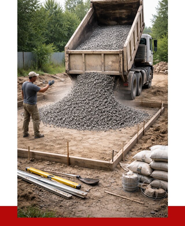 Купить щебень для фундамента в Киржаче от 4640 р. | ПРОНЕРУДКрж
