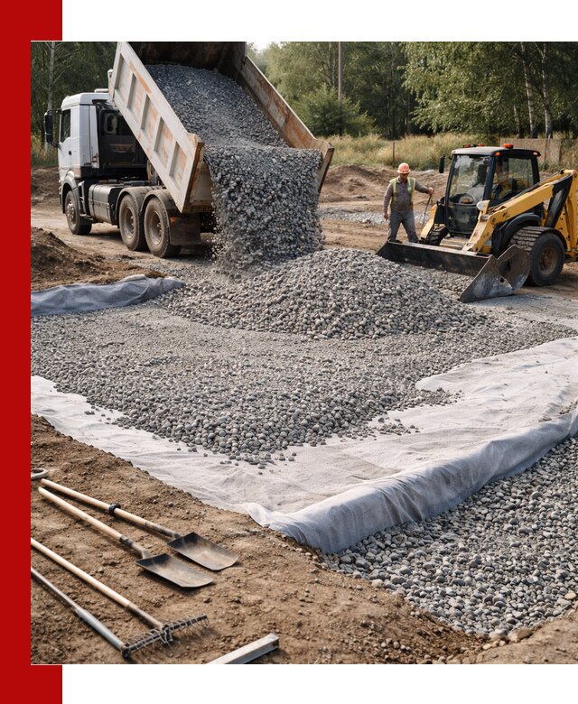 Щебень для фундамента с доставкой в Киржаче