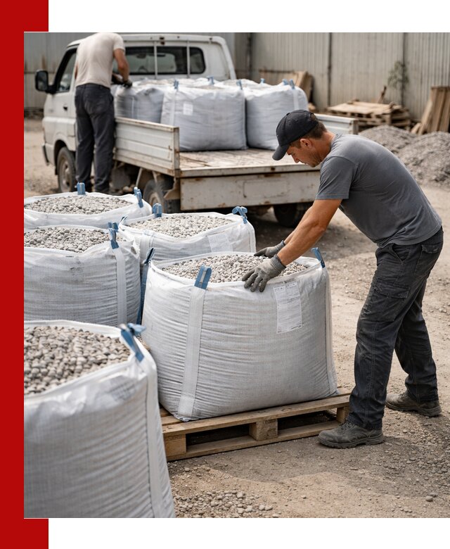 Доставка щебня в мешках по выгодным ценам в Киржаче