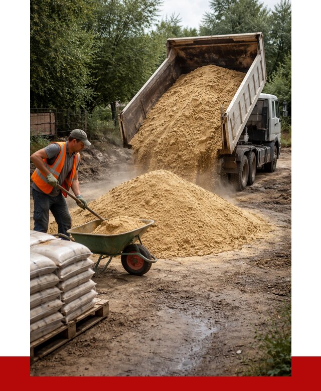 Купить песок с доставкой в Киржаче от 1856 р. | ПРОНЕРУДКрж