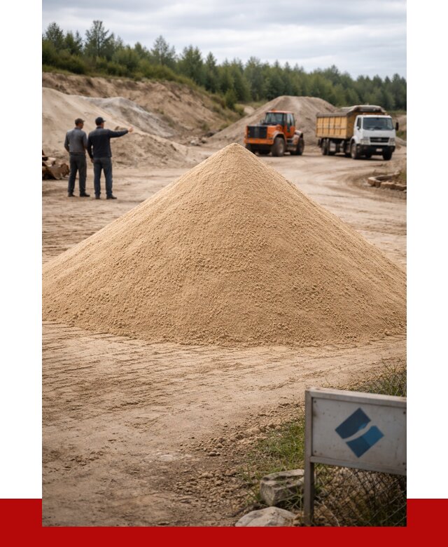 Карьерный песок навалом в Киржаче от 1856 р. | ПРОНЕРУДКрж