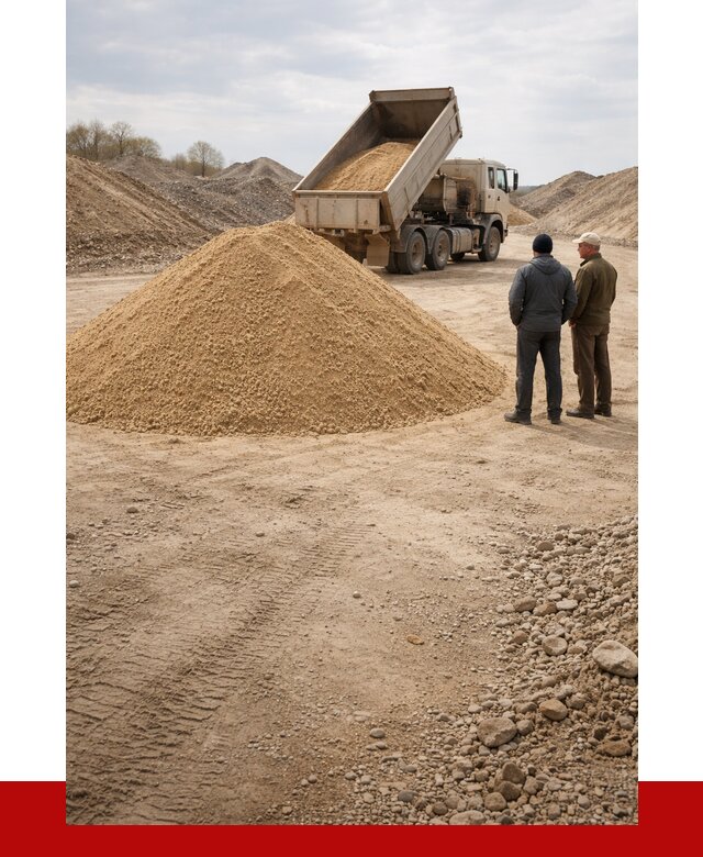 Карьерный песок крупнозернистый в Киржаче от 8764 р | ПРОНЕРУДКрж