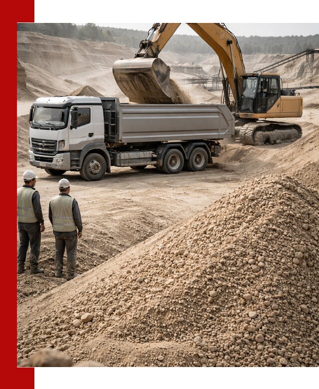 Карьерный крупнозернистый песок с доставкой в Киржаче