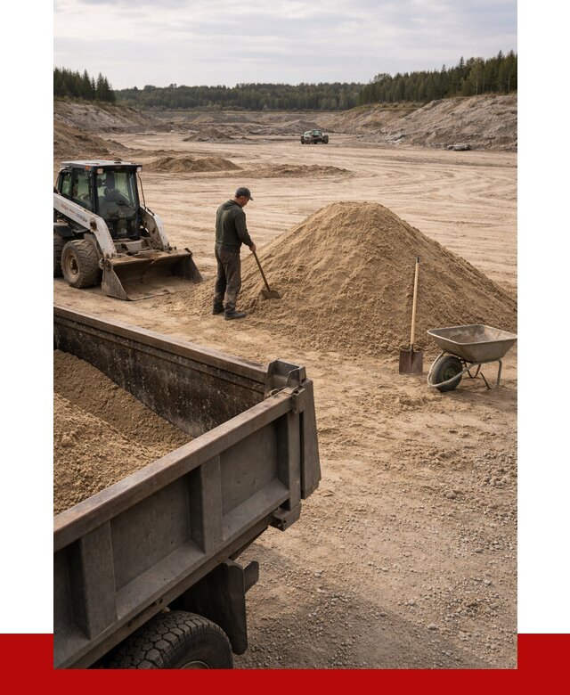 Карьерный песок среднезернистый в Киржаче, от 2268 р. ПРОНЕРУДКрж