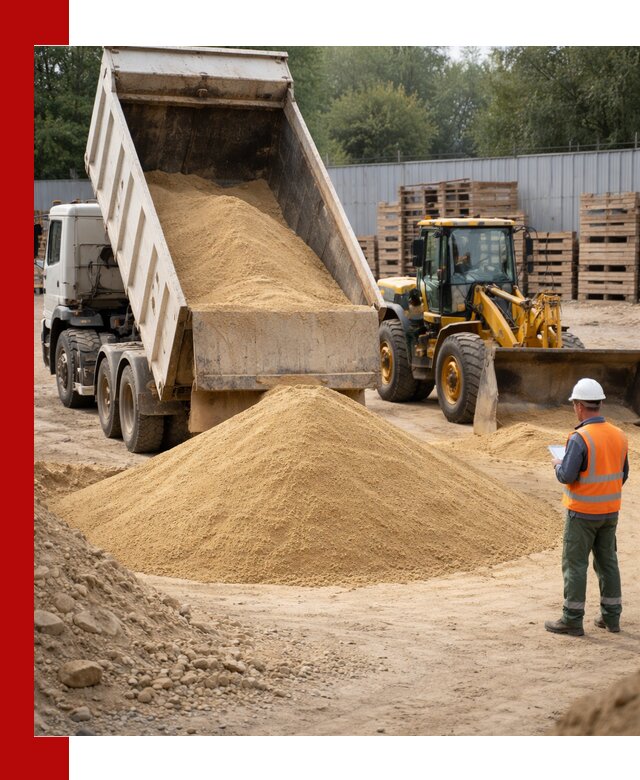 Доставка карьерного мелкозернистого песка в Киржаче