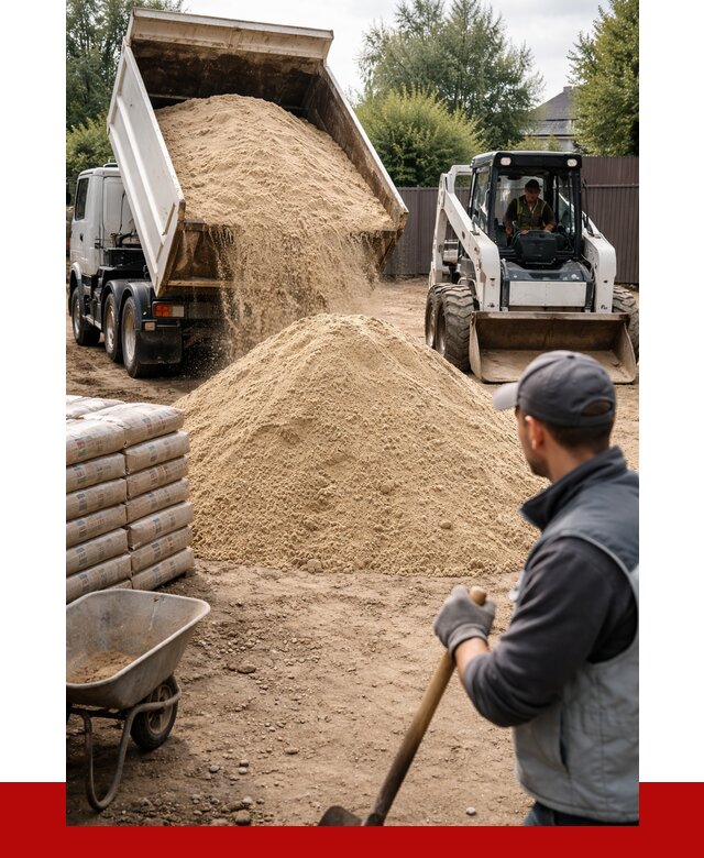 Мытый речной песок с доставкой в Киржаче от 1495 р. | ПРОНЕРУДКрж