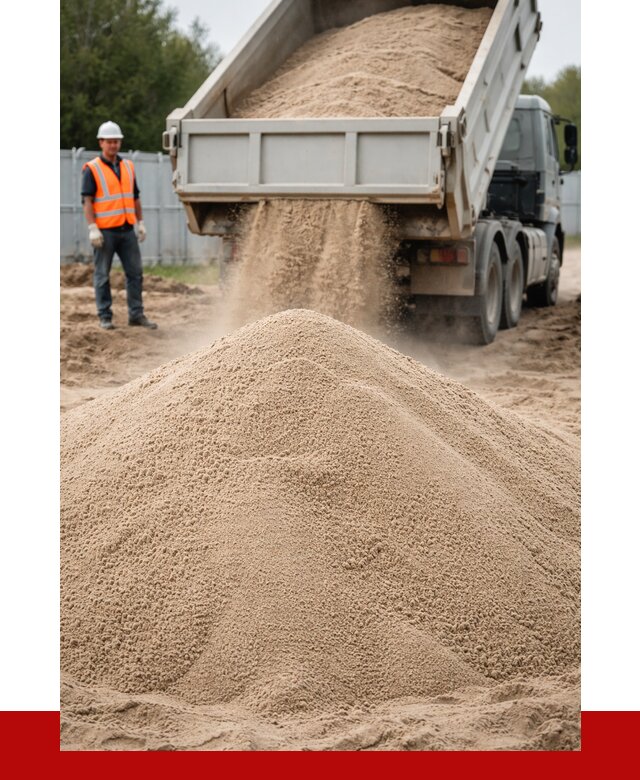 Купить сеяный песок с доставкой в Киржаче от 2268 р ПРОНЕРУДКрж