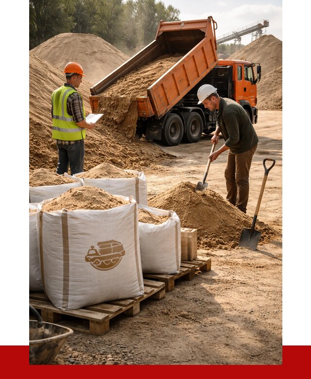 Строительный песок в Киржаче от 2268 р. с доставкой, ПРОНЕРУДКрж