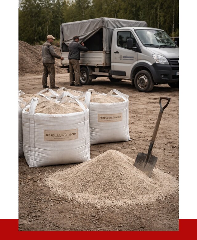 Кварцевый песок для пескоструя в Киржаче от 4640 р. | ПРОНЕРУДКрж