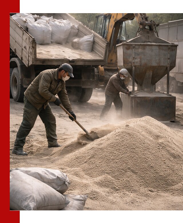 Кварцевый песок для пескоструя в Киржаче — доставка и качество