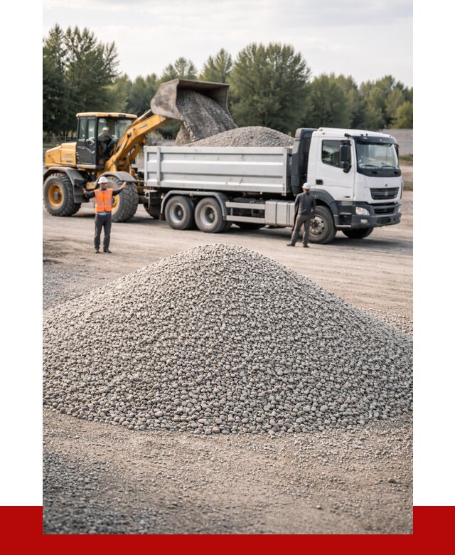 Купить мытый гравий в Киржаче от 3609 р, доставка ПРОНЕРУДКрж