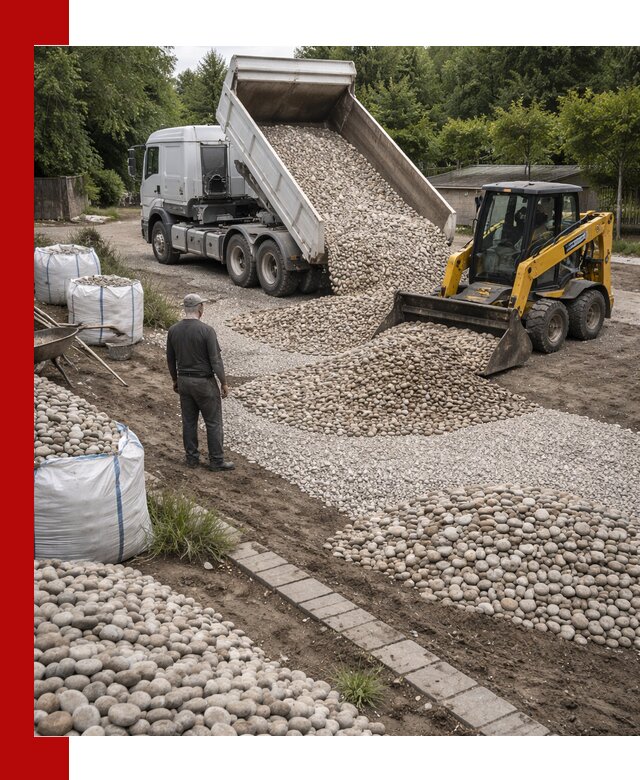 Доставка морской гальки оптом и в розницу в Киржаче