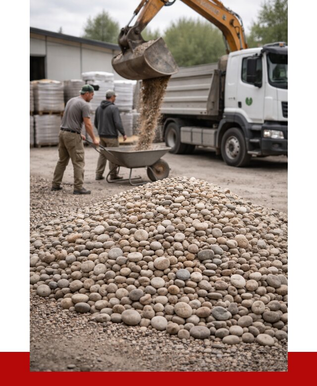 Галька декоративная в Киржаче от 3299 р. за куб | ПРОНЕРУДКрж