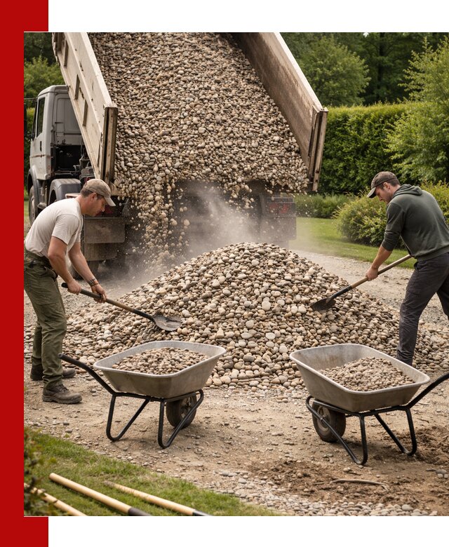 Доставка и продажа декоративной гальки в Киржаче