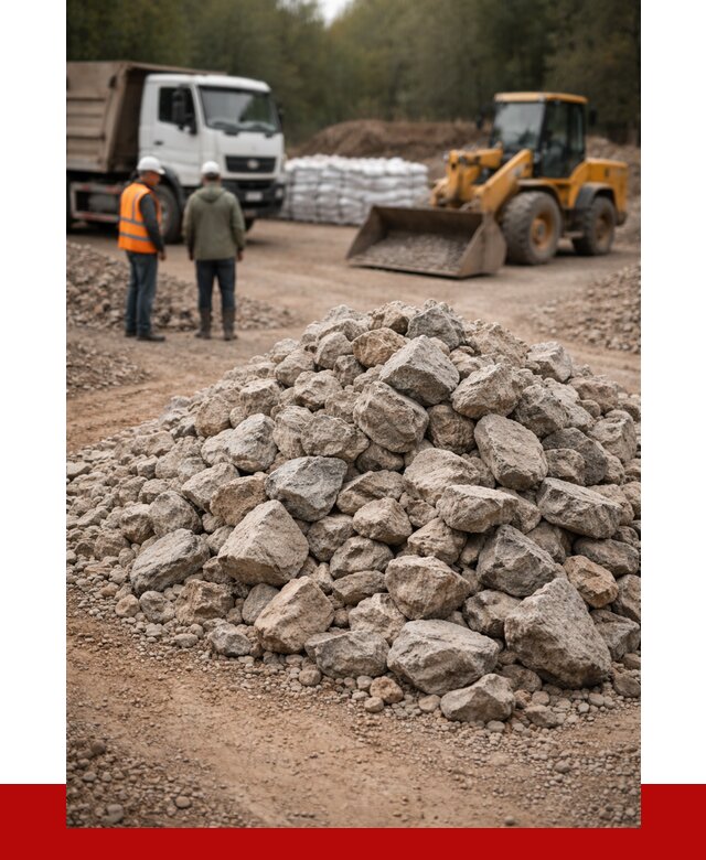 Купить бутовый камень с доставкой в Киржаче от 2371 р. | ПРОНЕРУДКрж