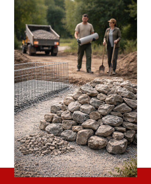 Камень для габионов фракция 100-200 в Киржаче от 4949 р. | ПРОНЕРУДКрж