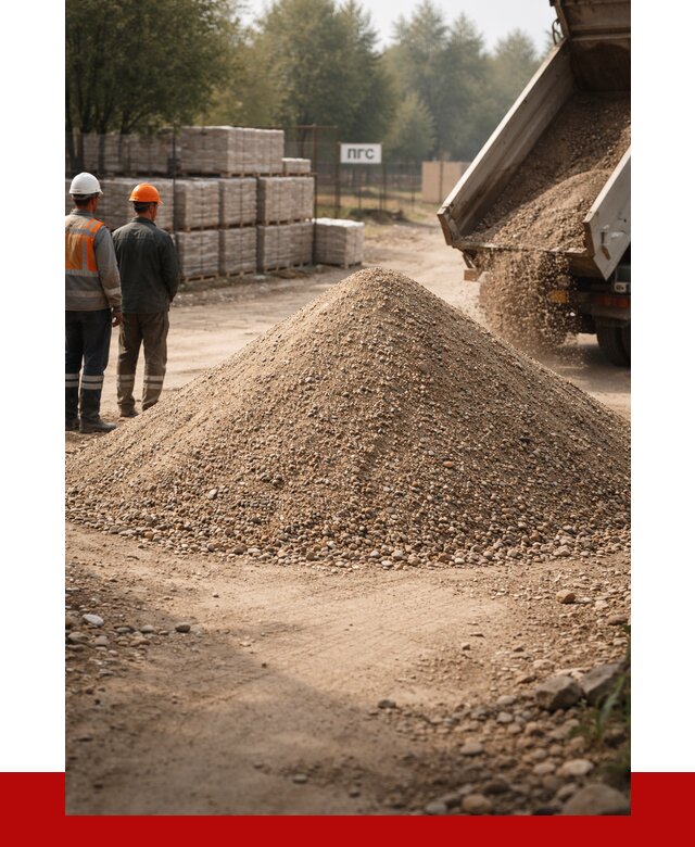 ПГС С1 с доставкой в Киржаче от 2887 р. за куб | ПРОНЕРУДКрж
