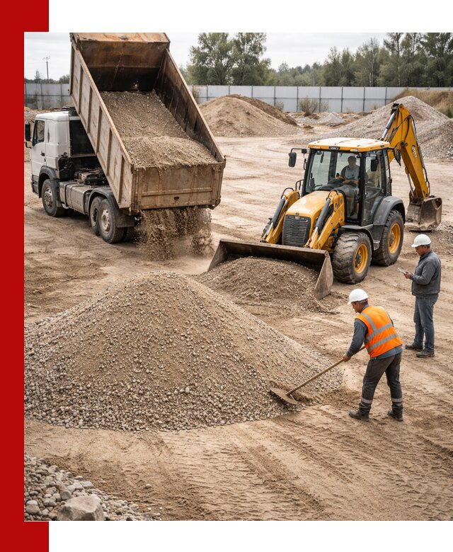 Поставка и доставка ПГС С4 в мешках и самосвалах в Киржаче