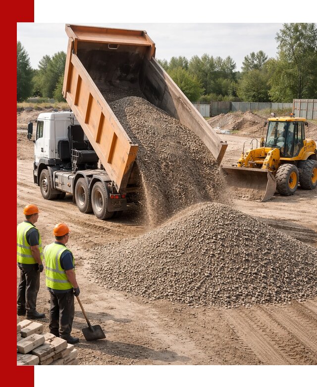Доставка щебёночно-песчаной смеси ЩПС С7 в Киржаче