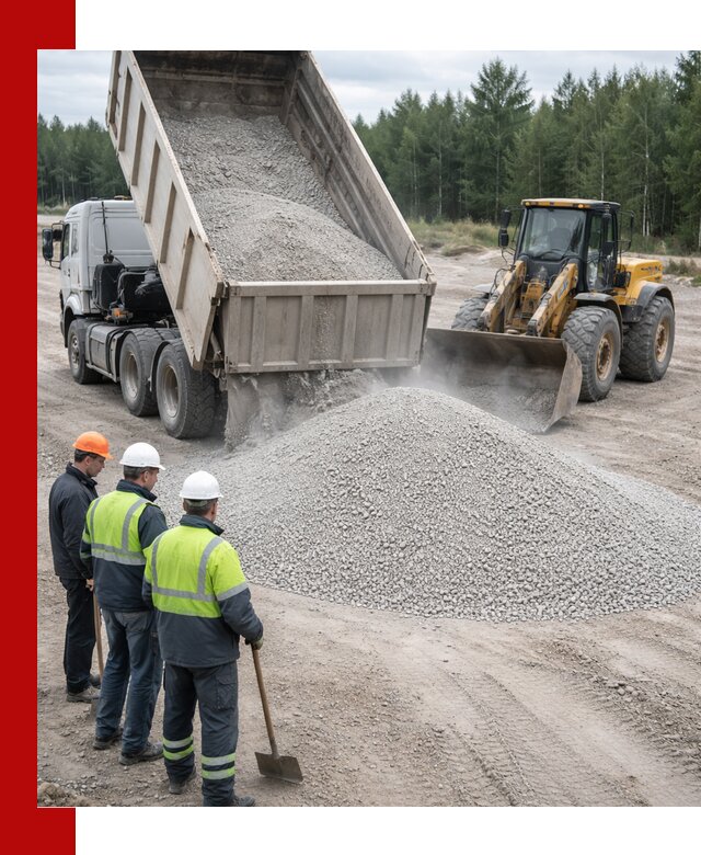 Известняковый отсев 0-5 доставка в Киржаче быстро и выгодно