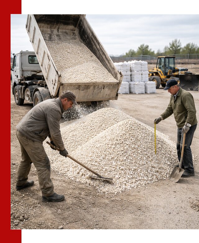 Мраморная крошка с доставкой и разгрузкой в Киржаче