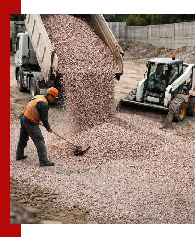 Крошка розовый гранит с доставкой в Киржаче от производителя