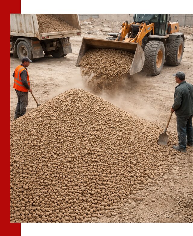 Керамзит фракция 10-20 с доставкой в Киржаче