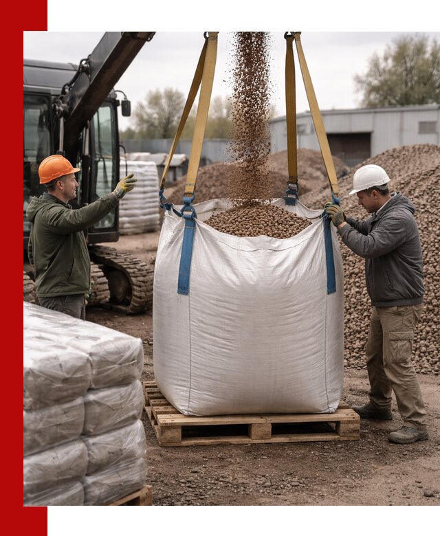 Керамзит в биг-бегах с доставкой в Киржаче
