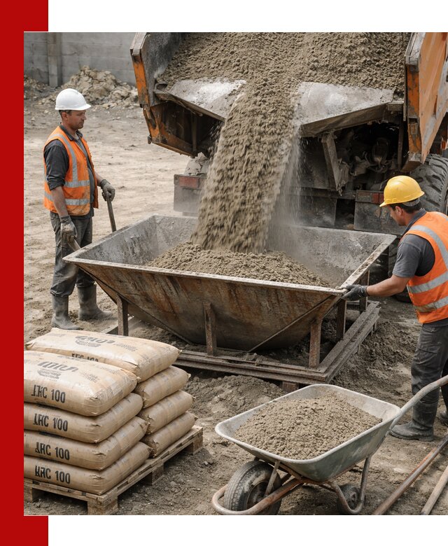 Доставка цементно-песчаной смеси М100 в Киржаче