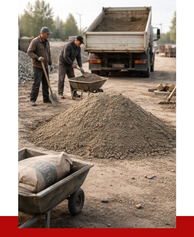 Цементно-песчаная смесь М150 в Киржаче от 4846 р. | ПРОНЕРУДКрж