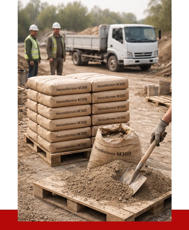 Пескобетон М300 в Киржаче с доставкой от 4794 р. за куб | ПРОНЕРУДКрж