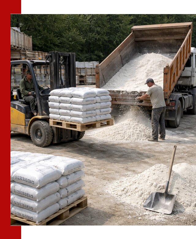 Доставка строительной извести оптом и в розницу в Киржаче