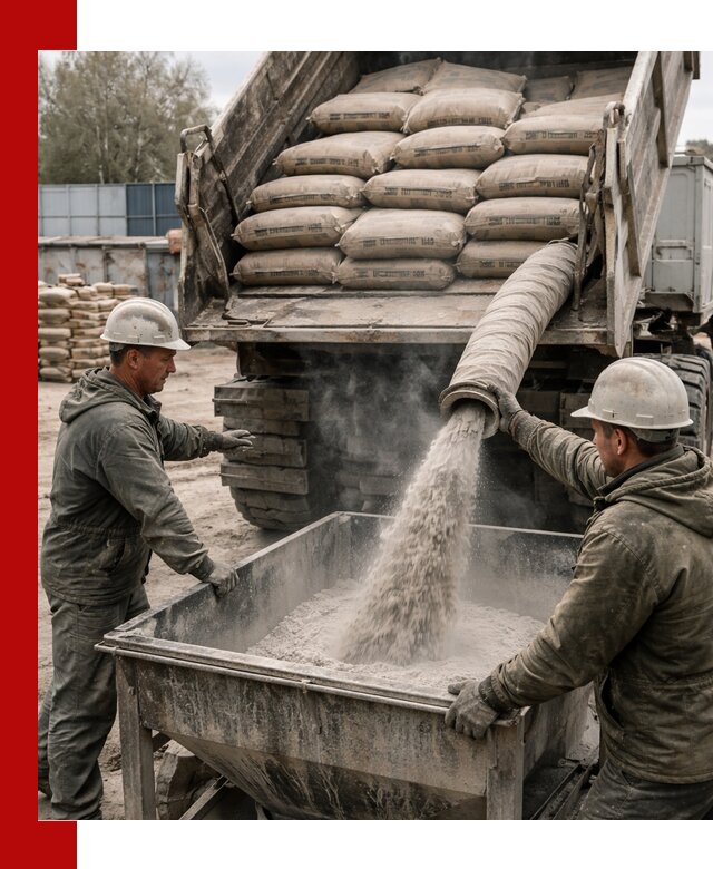 Доставка цемента М400 в Киржаче оптом и в розницу