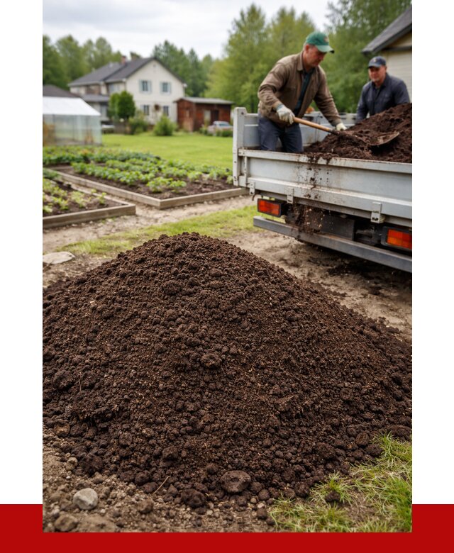 Плодородный грунт в Киржаче с доставкой от 4330 р. | ПРОНЕРУДКрж