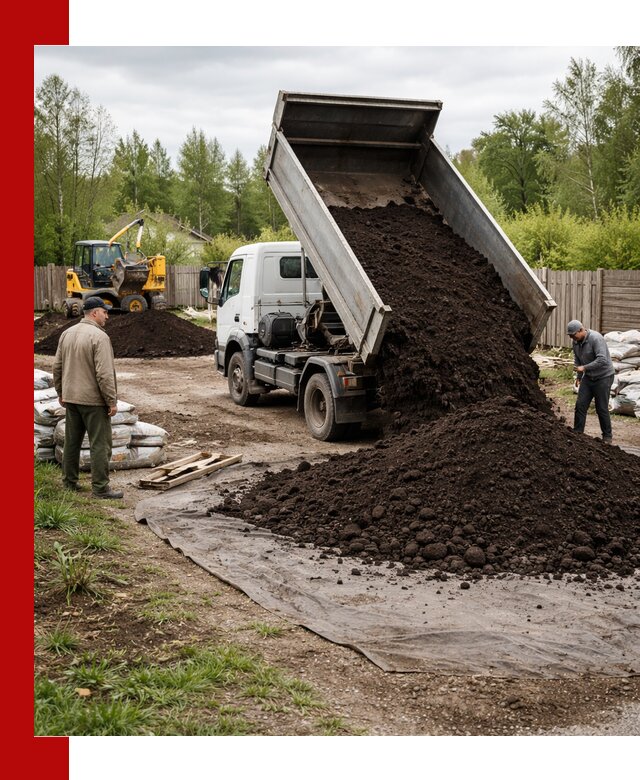 Доставка качественного почвогрунта в Киржаче оптом и в розницу