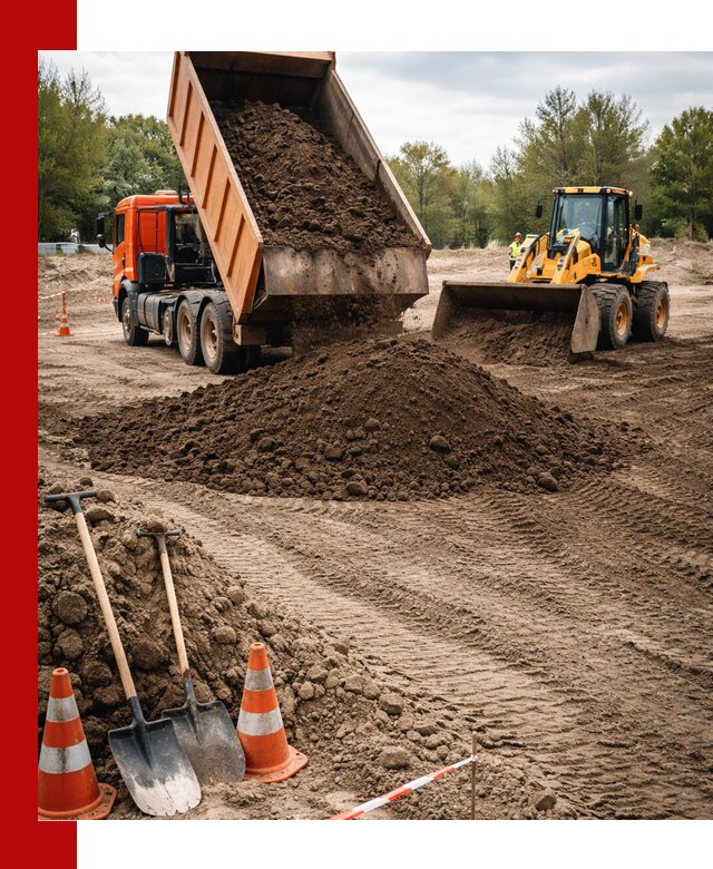 Поставка и доставка планировочного грунта в Киржаче