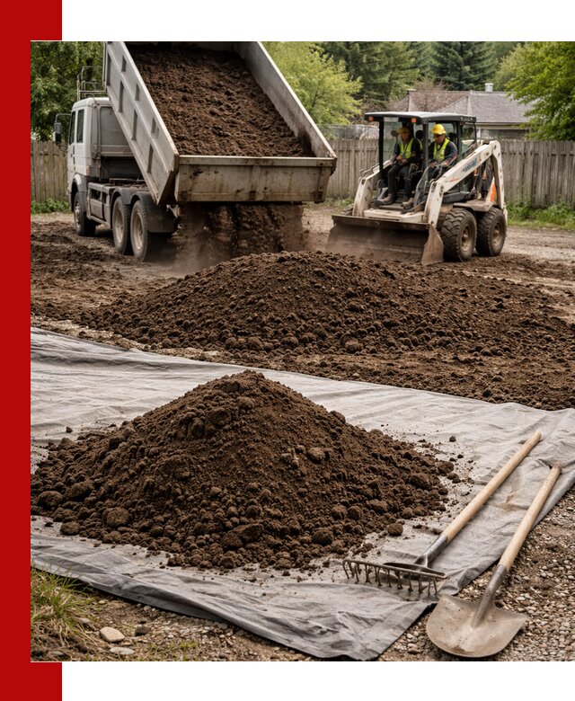 Грунт для отсыпки участка с доставкой в Киржаче