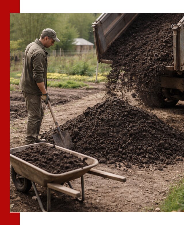 Доставка качественной земли для огорода в Киржаче